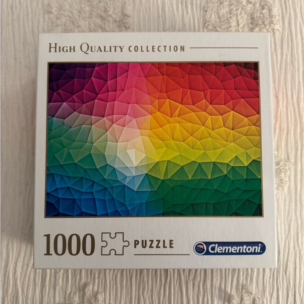 Rainbow Gradient 1000-Piece Jigsaw Puzzle